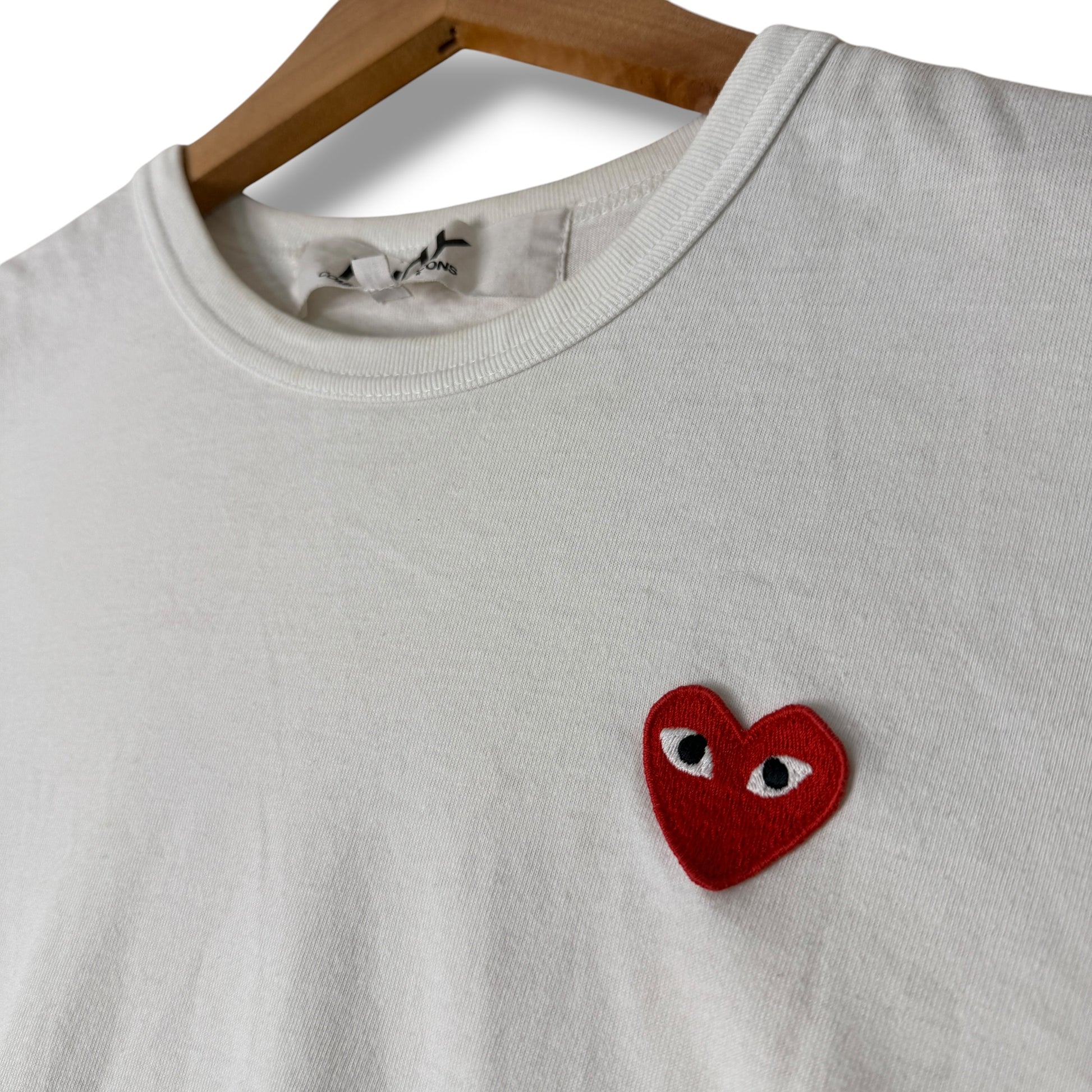 Comme Des Garçons Play Graphic T-shirt White