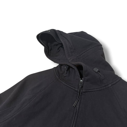 Cp Company Zip-up Hoodie Black