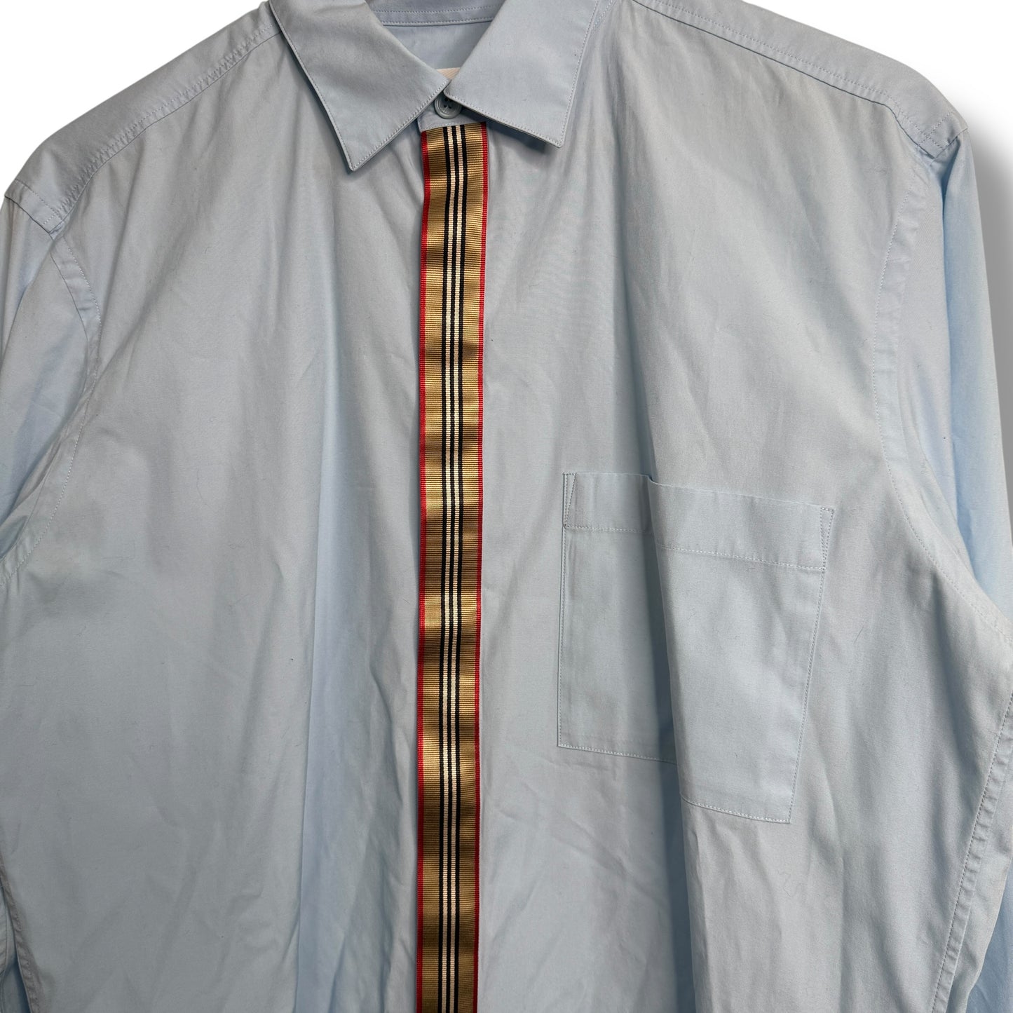 Burberry Long Sleeve T-shirt Blue