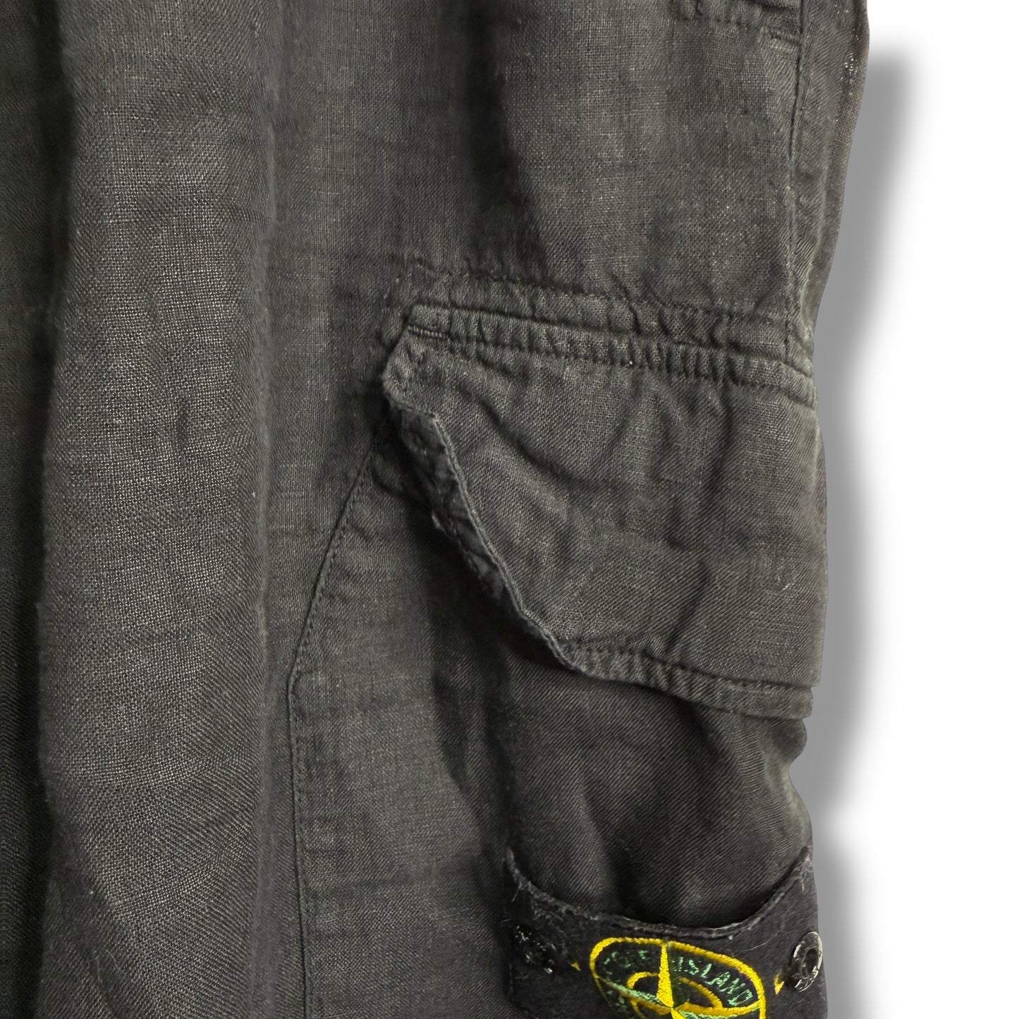 Stone Island Cargo Pants Black
