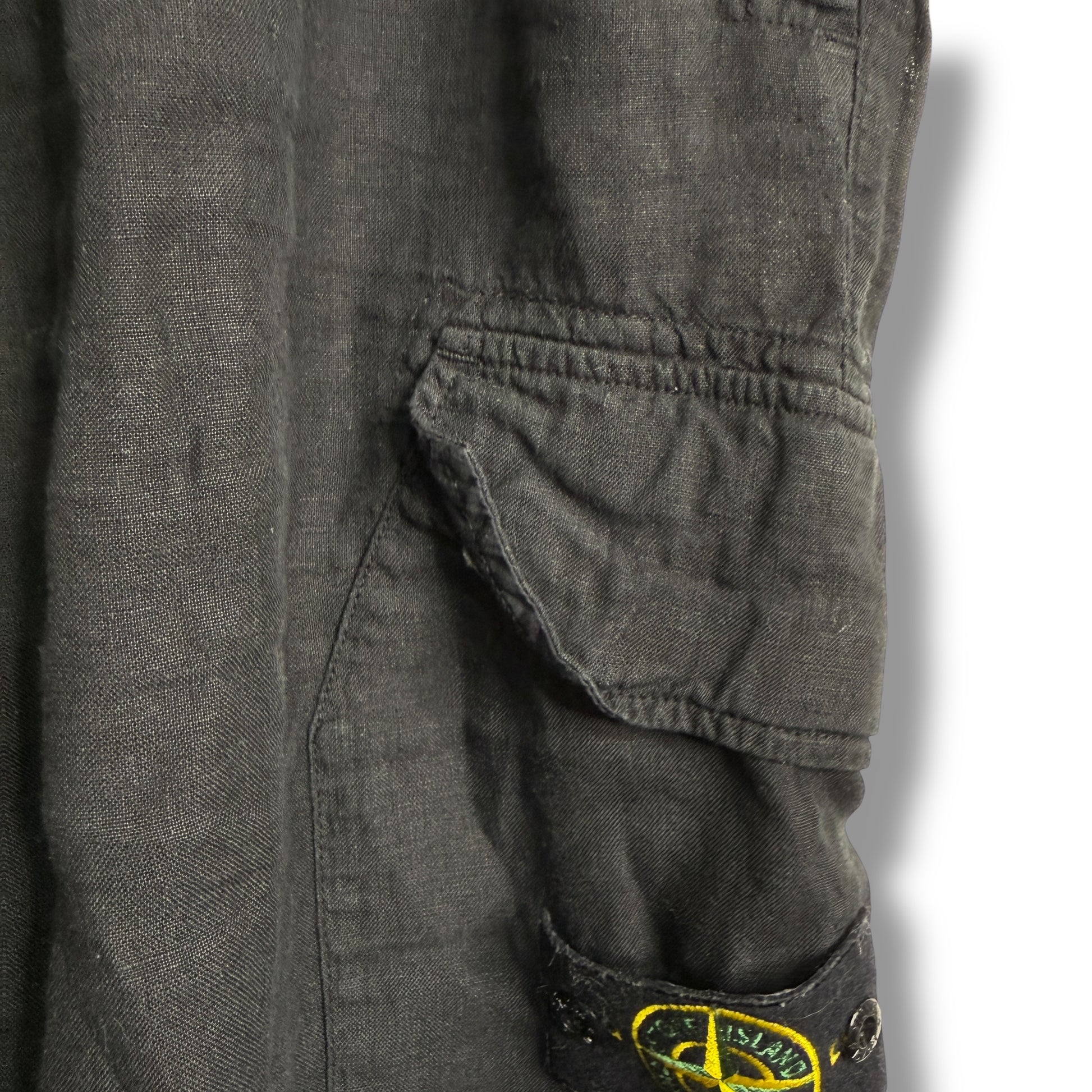 Stone Island Cargo Pants Black