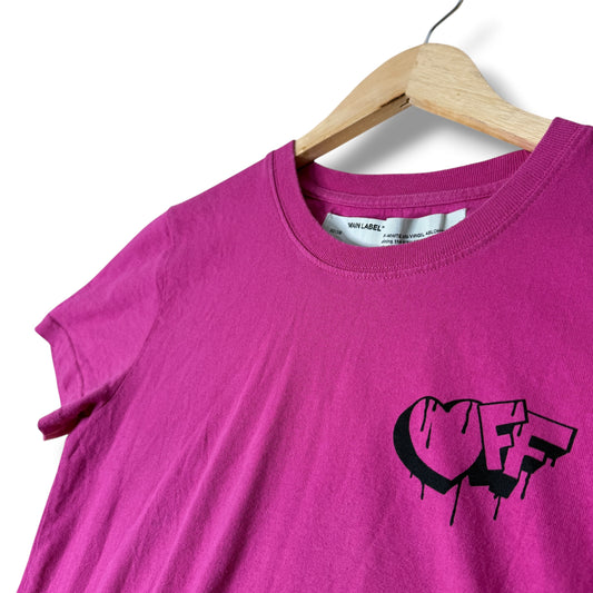 Off-white Graphic T-shirt Pink