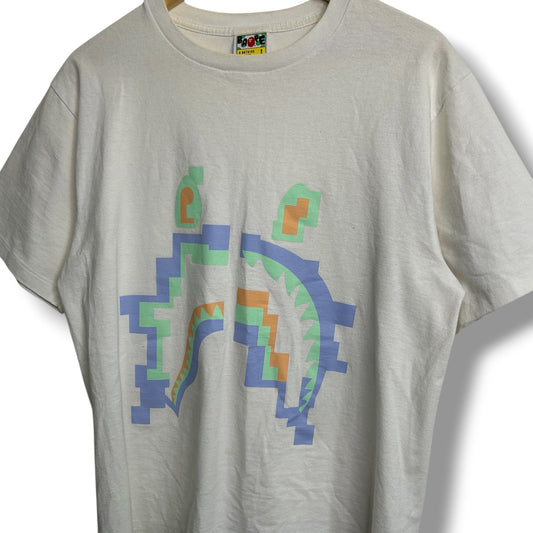 A Bathing Ape Graphic T-shirt White Large