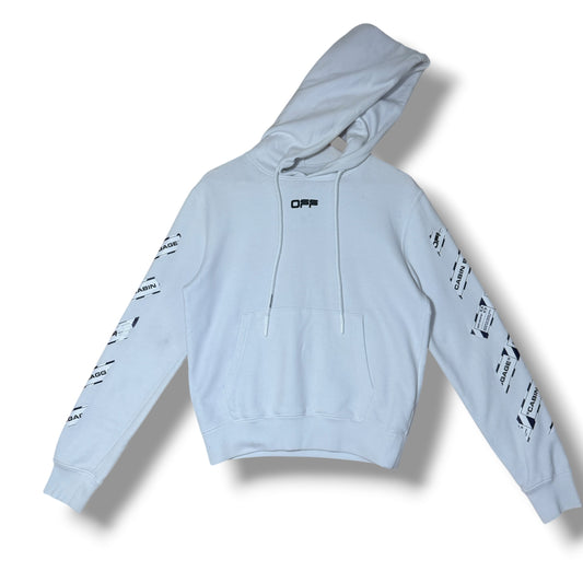 Off-white Hoodie Blue