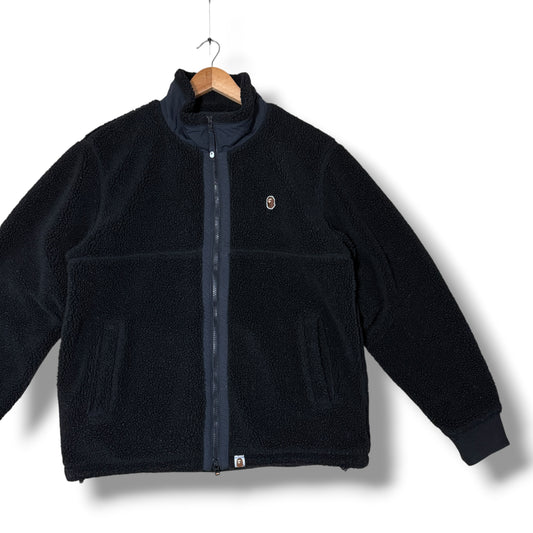 A Bathing Ape Zip-up Hoodie Black