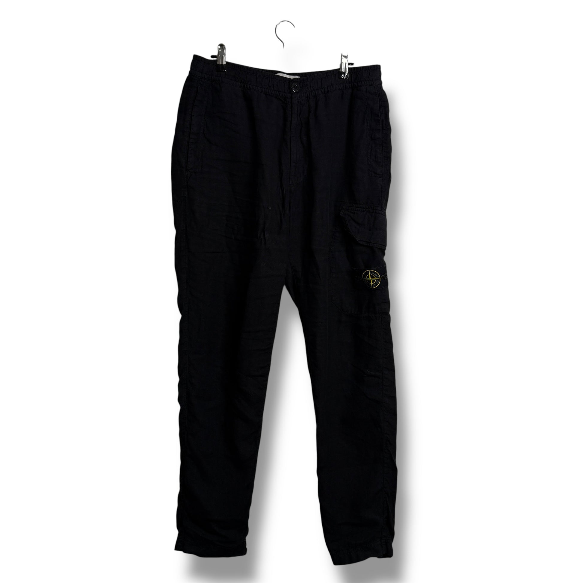 Stone Island Cargo Pants Black