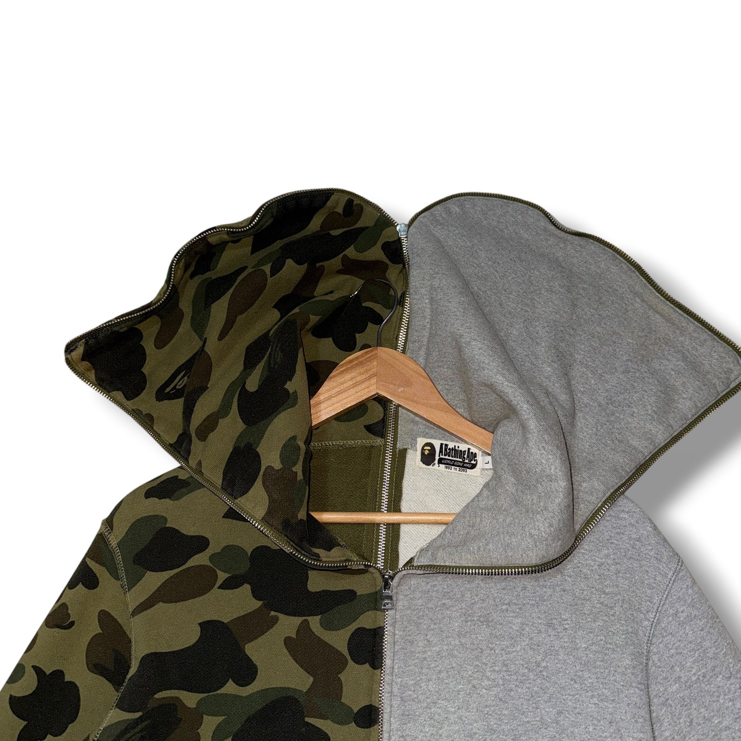 A Bathing Ape Hoodie Grey