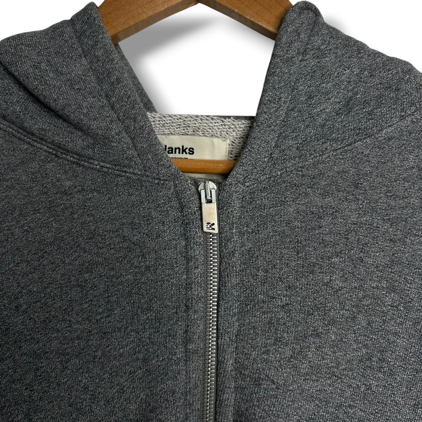Represent Blanks Zip-up Hoodie Grey Large