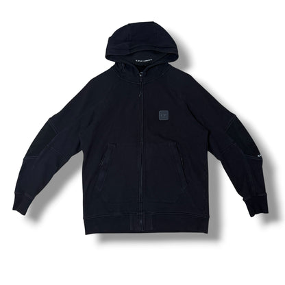 Cp Company Zip-up Hoodie Black