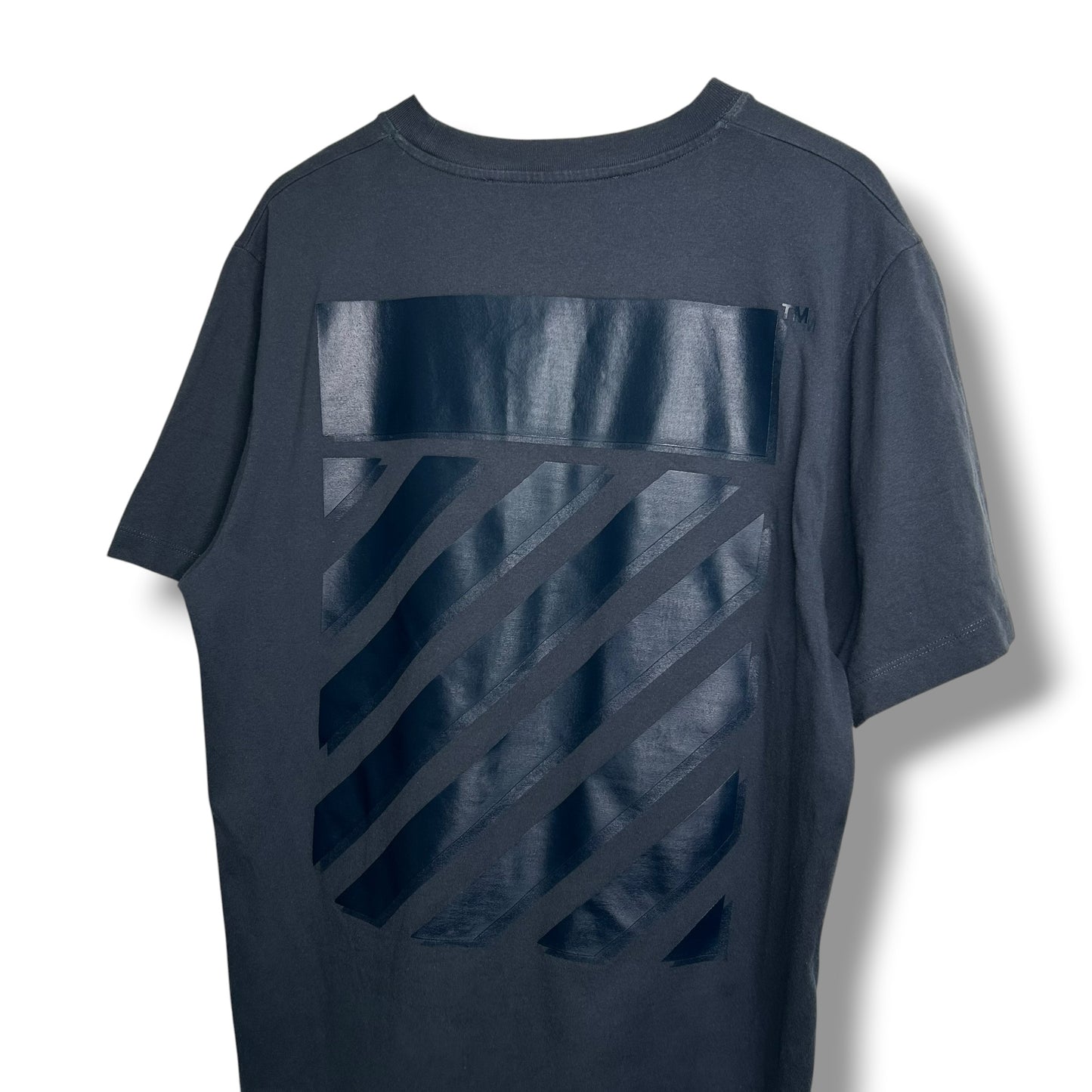 Off-white Graphic T-shirt Navy XL