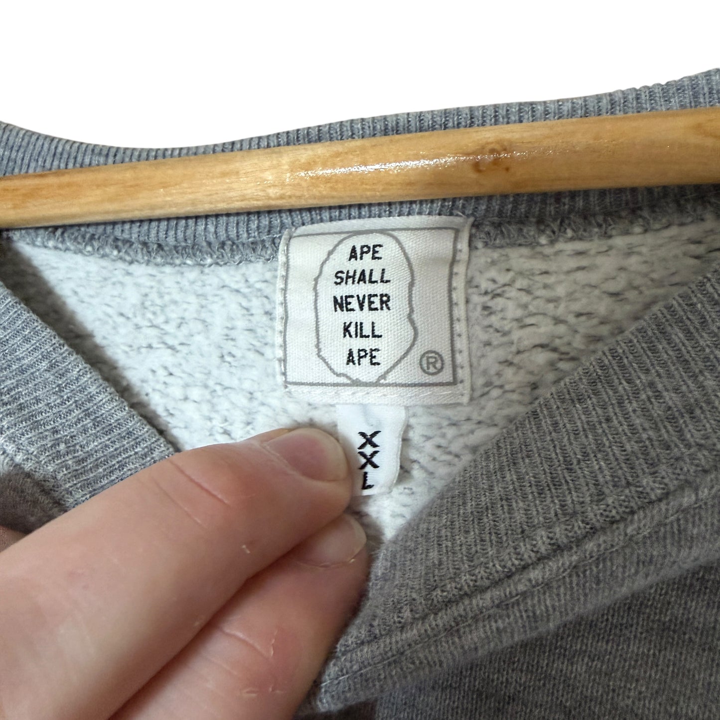 A Bathing Ape Sweatshirt Grey
