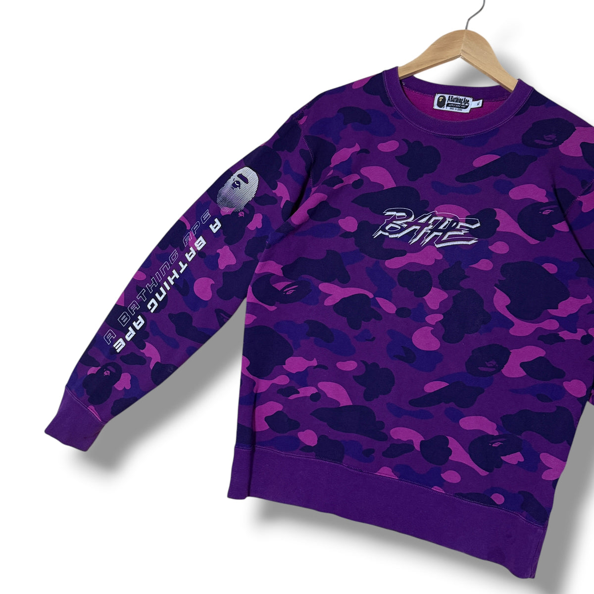 A Bathing Ape Sweatshirt Purple