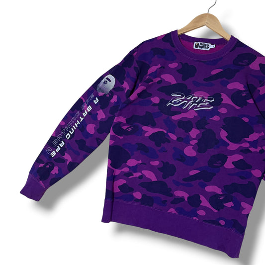 A Bathing Ape Sweatshirt Purple