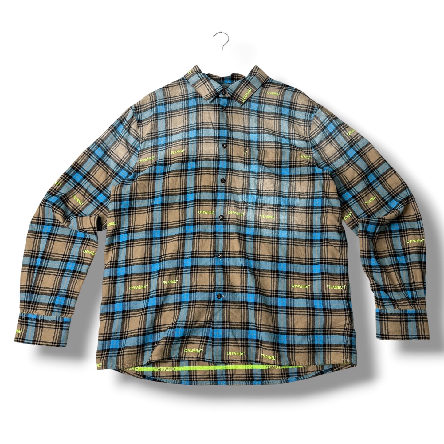 Off-white Long Sleeve T-shirt Brown