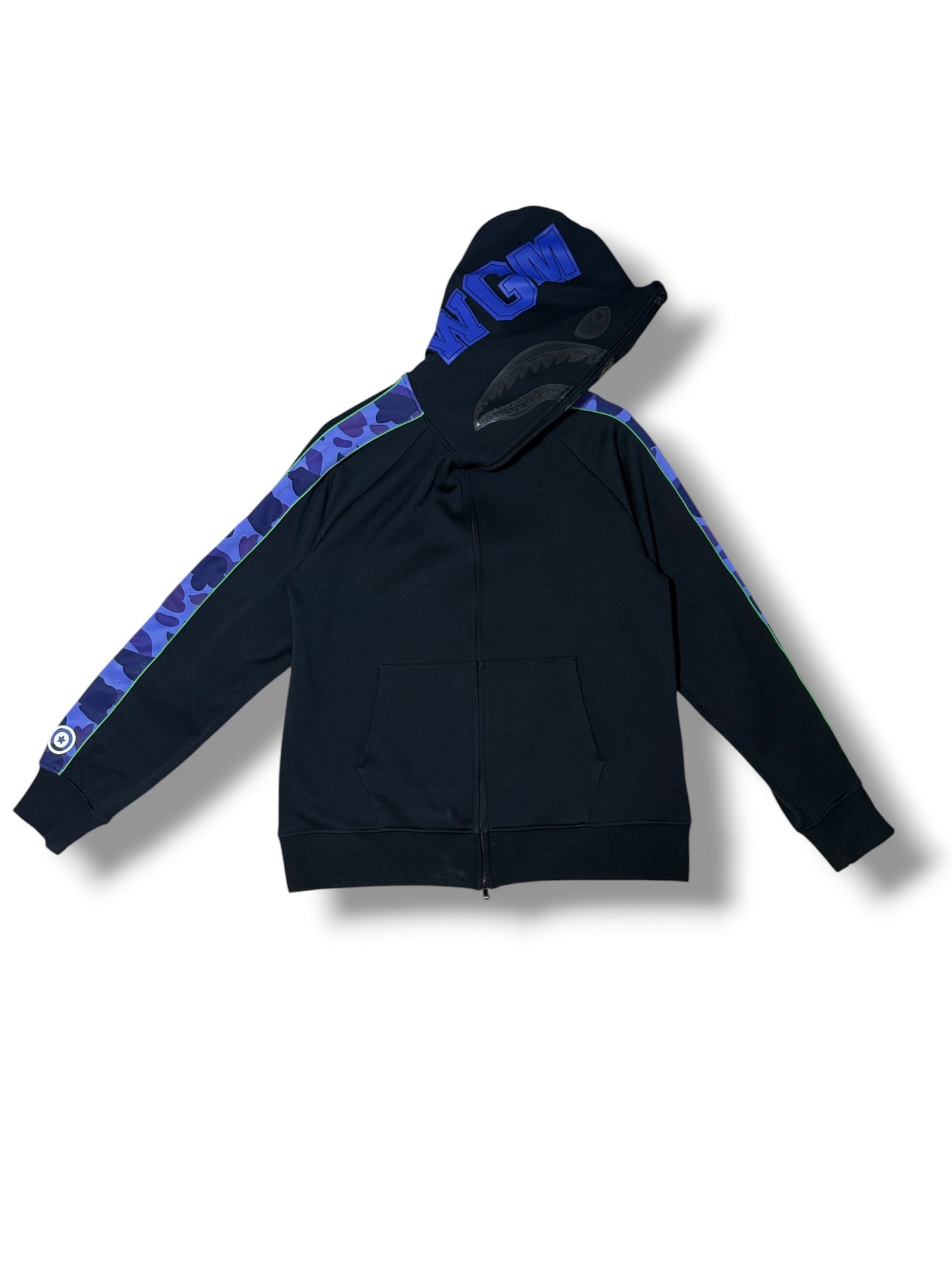 Wgm Zip-up Hoodie Black