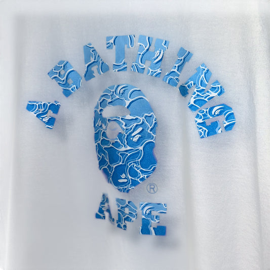 A Bathing Ape Graphic T-shirt Grey