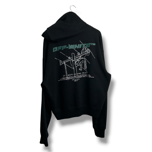 Off-white Hoodie Black Large