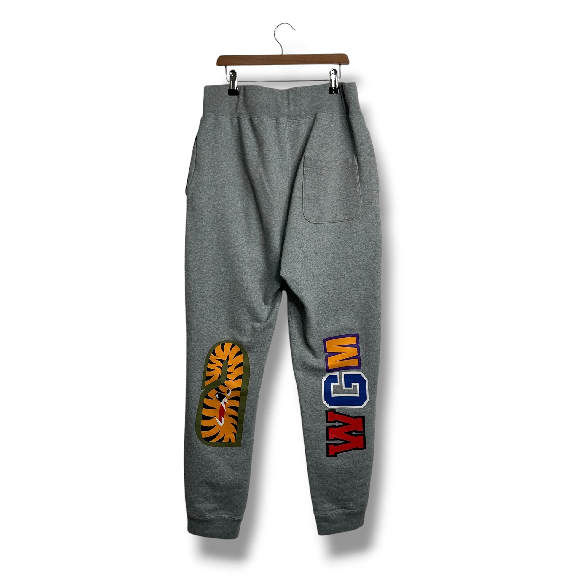 A Bathing Ape Sweatpants Grey Medium
