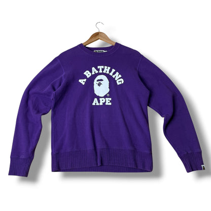 A Bathing Ape Sweatshirt Purple