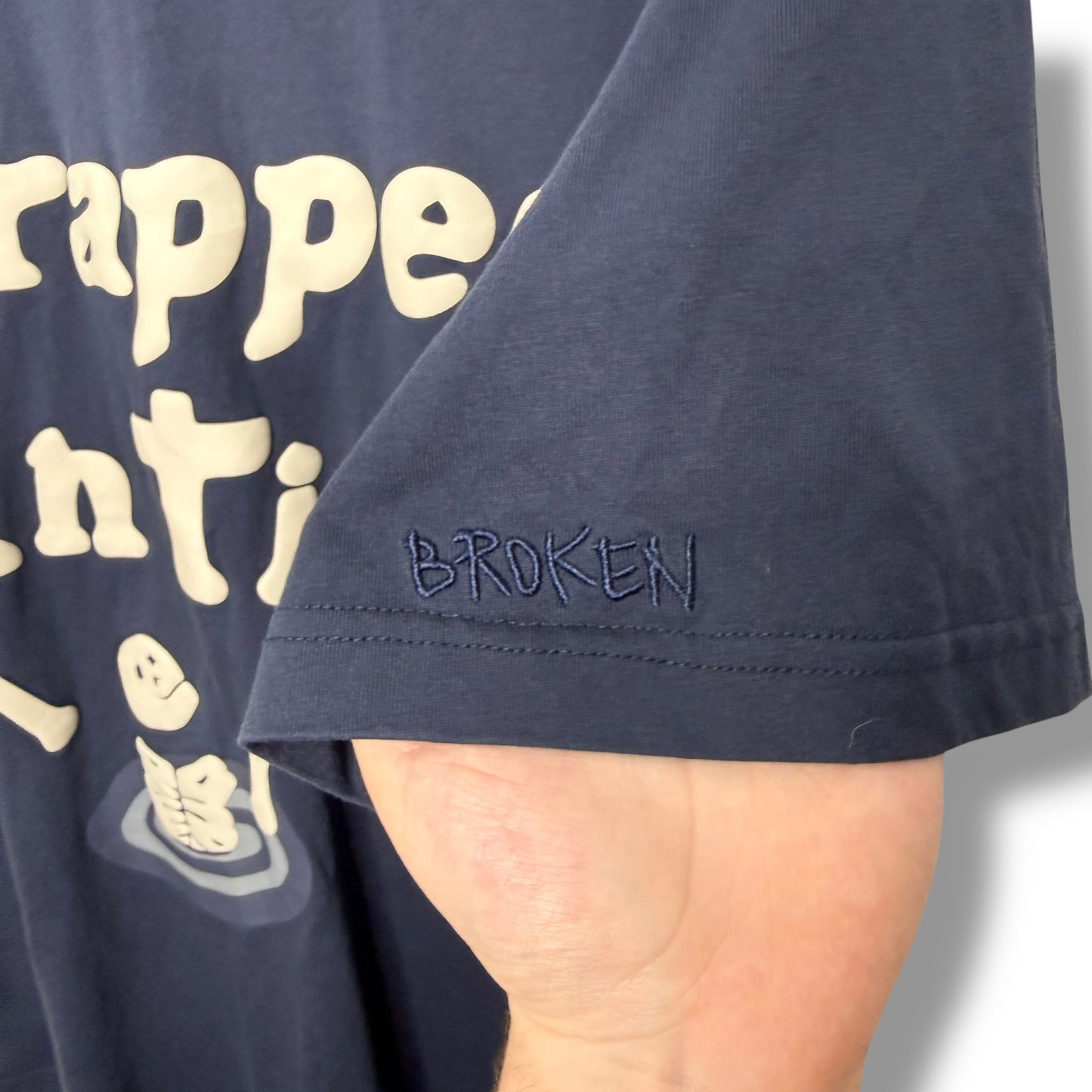 Broken Planet Graphic T-shirt Navy