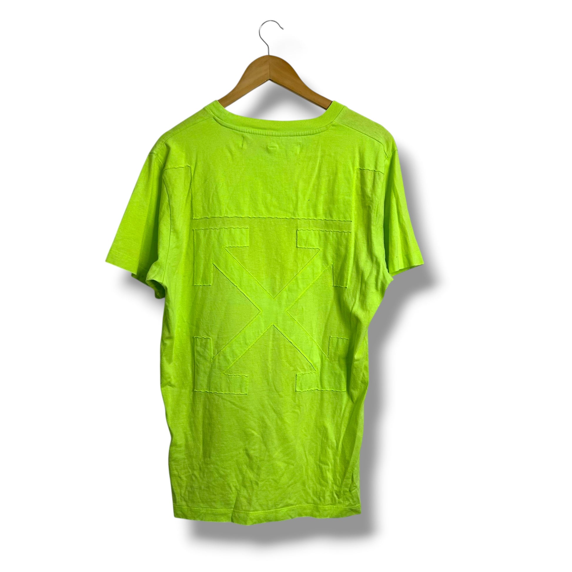 Off-white Graphic T-shirt Green Medium