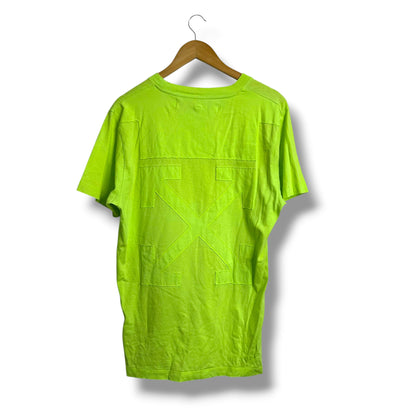 Off-white Graphic T-shirt Green Medium