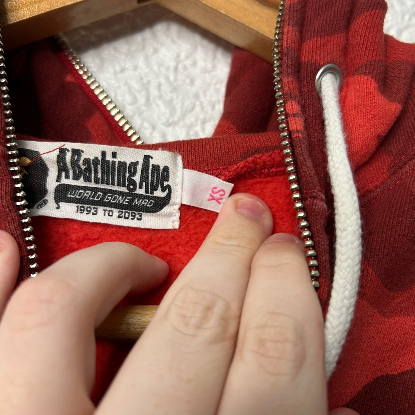 Vintage A Bathing Ape Zip-up Hoodie